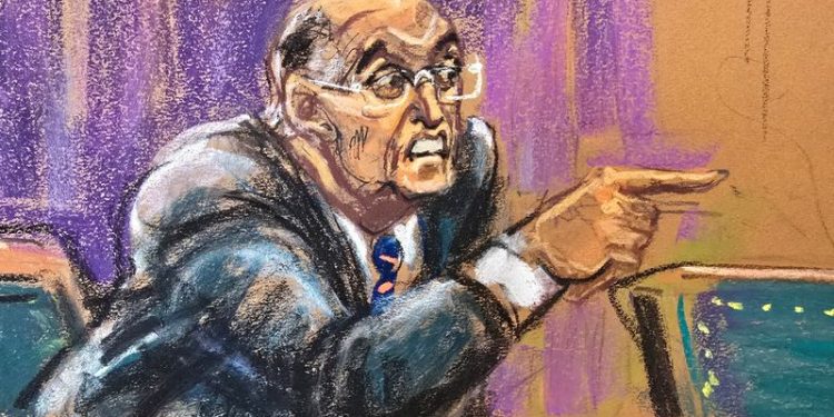 ‘I can’t pay my bills,’ Rudy Giuliani says in courtroom outburst