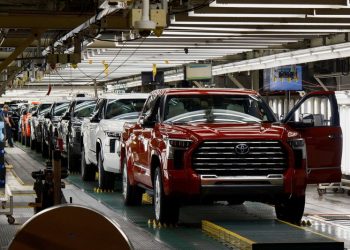 Toyota’s global output declines for ninth straight month in October