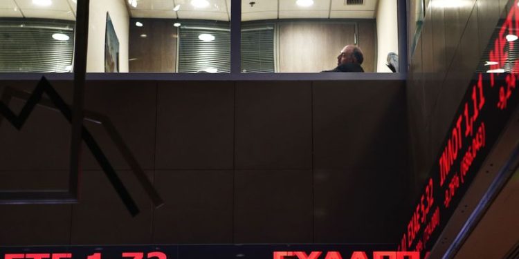 Greece stocks lower at close of trade; Athens General Composite down 0.08%