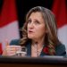 Canadian finance minister’s resignation letter to PM Trudeau