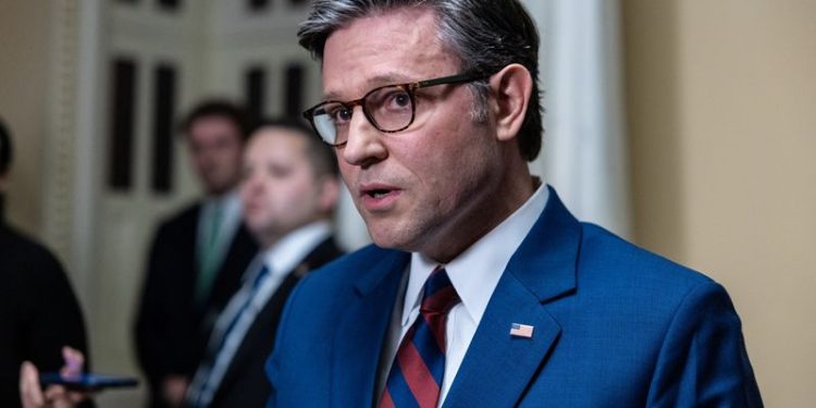 US House Speaker Mike Johnson’s future hangs in balance as he scrambles for funding deal