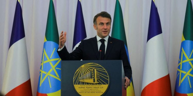 France’s Macron backs Ethiopia’s debt restructuring efforts