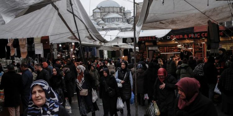 Turkish inflation seen at 45.2% in December, down to 26.5% at end-2025: Reuters poll