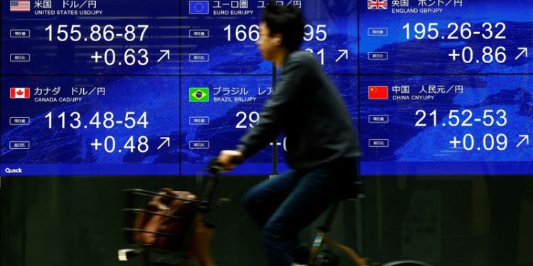 Asia shares dip as high yields test valuations