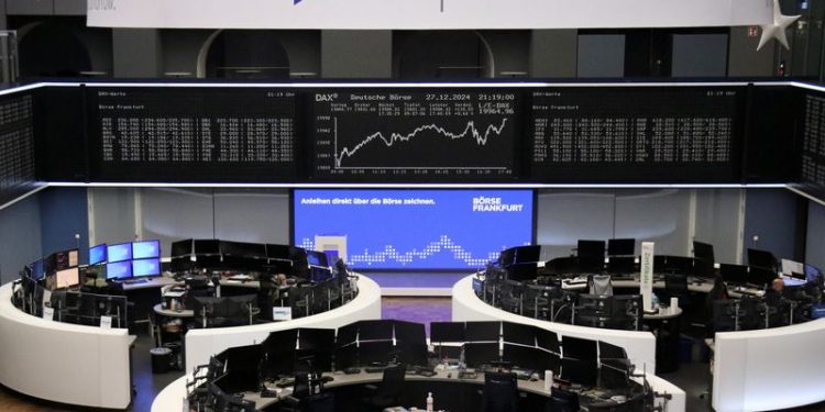 European stocks slip as bond yields stay high