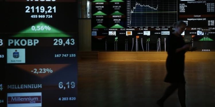Poland stocks higher at close of trade; WIG30 up 0.13%
