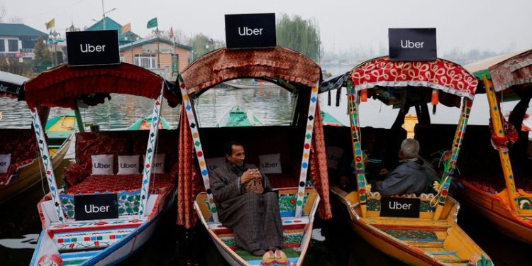 Uber launches boat hailing service on Kashmir’s scenic Dal Lake