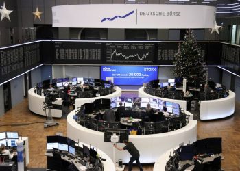 Germany’s DAX closes above 20,000 mark; France’s no-confidence vote eyed