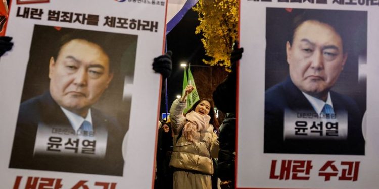 S.Korea’s main opposition party says lawmakers on high alert after reports of another martial law declaration, Yonhap reports