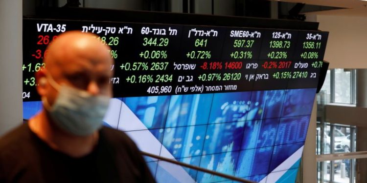 Israel stocks higher at close of trade; TA 35 up 1.00%