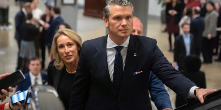 Pete Hegseth says he will be ‘standing right here in this fight’ after meeting with senators