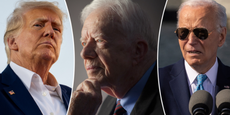 Biden takes jab at Trump while applauding Jimmy Carter’s decency, shares fondest memory with late president