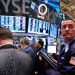 U.S. stocks lower at close of trade; Dow Jones Industrial Average down 0.55%