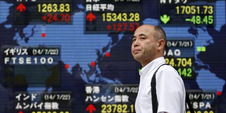 Asia stocks upbeat ahead of Trump inauguration; China shares advance