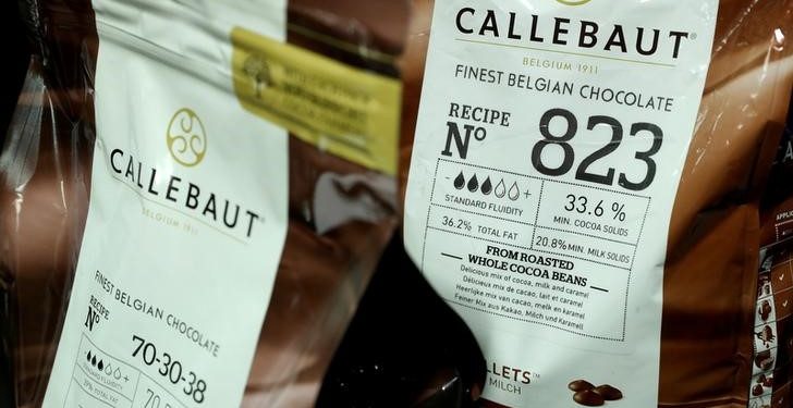 Barry Callebaut sales volume declines, shares down