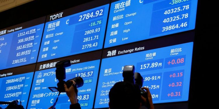 Asia shares wary, dollar upbeat before data deluge