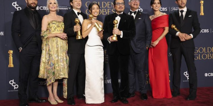 ‘Shogun’ and ‘Hacks’ win top TV honors at Golden Globes