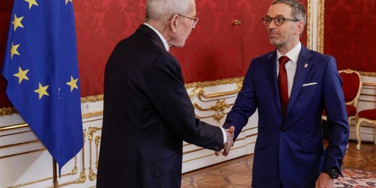 Austrian president tasks far-right leader with forming government