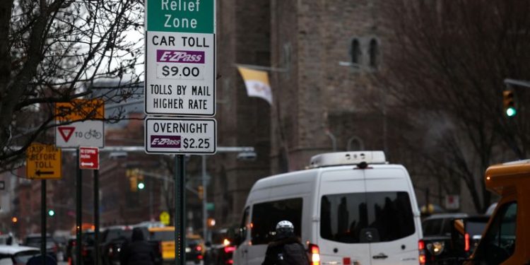 Traffic falls in New York City after $9 congestion fee introduced