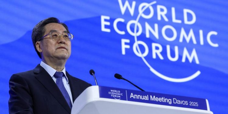 China’s Vice Premier lunches with Dimon, Schwarzman and other Davos financiers