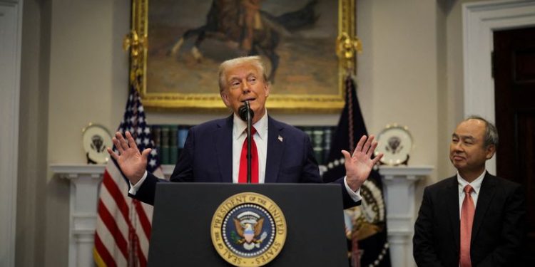 Analysis-Japan Inc will struggle to follow SoftBank’s lead and go big with Trump