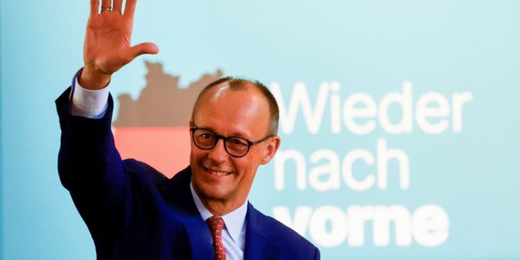 Leading German chancellor candidate Merz vows more assertive global role