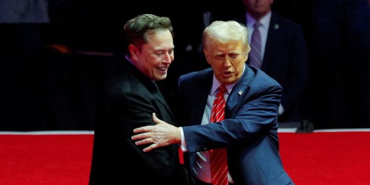 Trump waves off criticism from Elon Musk on AI announcement