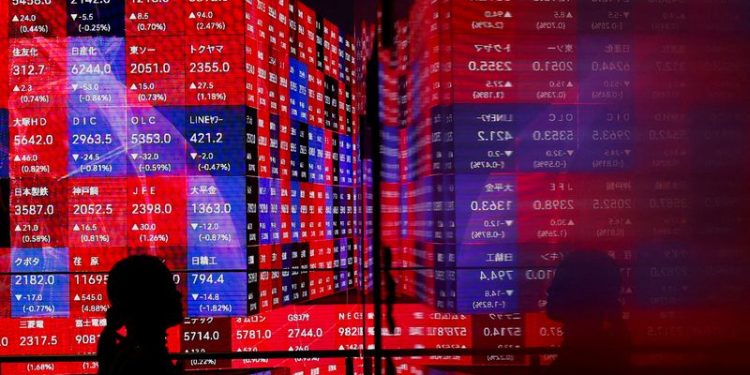 Asia equities slide with US stock futures on China’s AI push; dollar firms