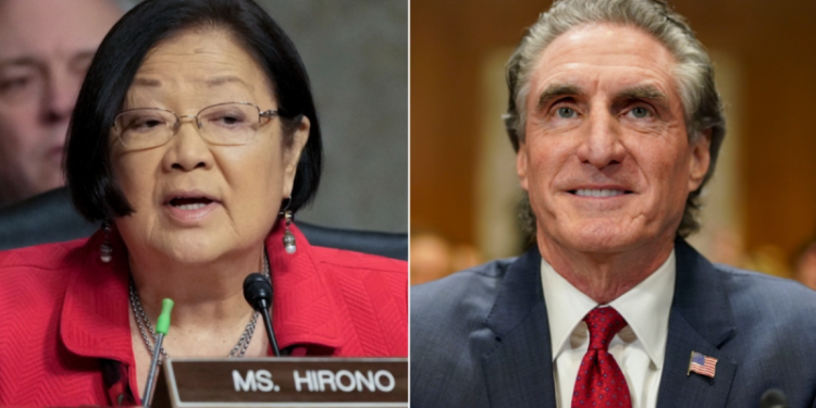 Hirono ripped for ‘deranged’ opening confirmation hearing question to Burgum: ‘This lady has issues’