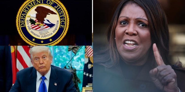 Department of Justice opens criminal investigation into NY AG Letitia James