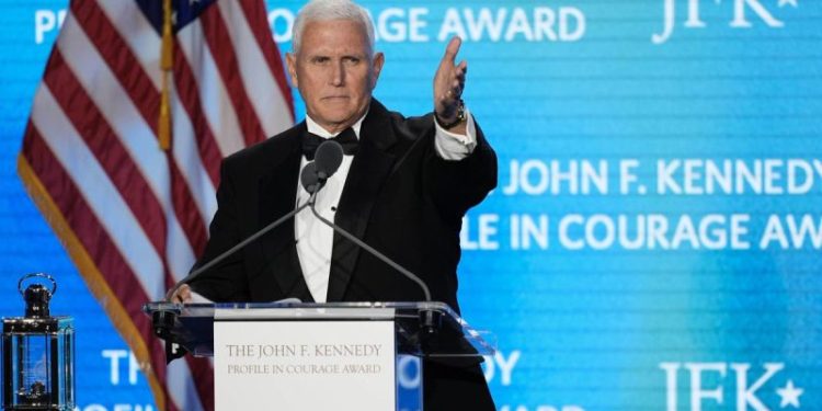 Former VP Pence vows to be a ‘voice against’ Trump when president veers from ‘conservative agenda’