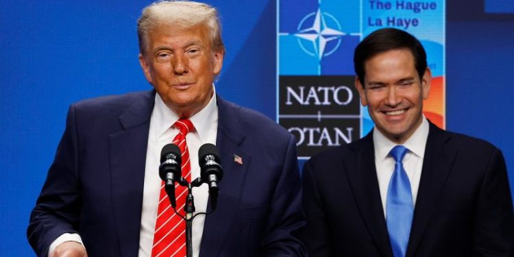 Rubio cracks up at Trump’s reaction to NATO leader calling president ‘daddy’