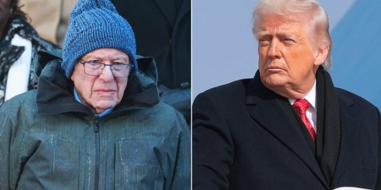 Sanders accuses Trump of pushing US and world ‘toward authoritarianism’