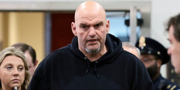 ‘Nice upgrade’: Fetterman says Mullin has the votes as Trump moves to replace Noem at DHS